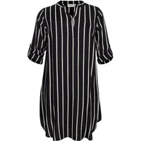 KAFFE Curve Blusenkleid Milana (1-tlg) Drapiert/gerafft