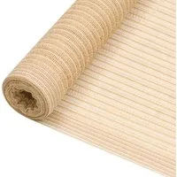 vidaXL Blende Zaunblende Beige 1,5x10 m HDPE 75 g/m²