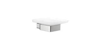 emco loft Seifenhalter Glasteil satiniert, edelstahl, 053001600 053001600