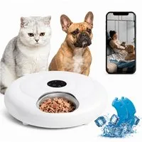 Peluvio Futterautomat NUBE, Anti-Jam/4000 mAh/6x150 ml/App/Kühlung
