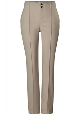 Street One - Casual Fit Hose beige - Gr. - 44/28