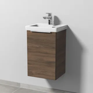 Sanipa 3way Waschtischunterbau zu Villeroy & Boch Subway 3.0 Waschtisch mit 1 Tür, Eiche-Arizona UM84080