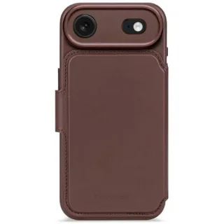 Decoded Leather Detachable Wallet iP 17 Air Chocolate Brown