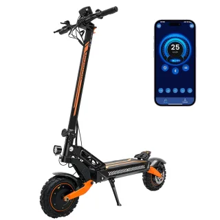 [EU DIRECT] iScooter W12 Electric Scooter 52V 25Ah 1500W*2 Dual Motors Recommended Top Speed 25KM/H 11-Inch Tubeless All