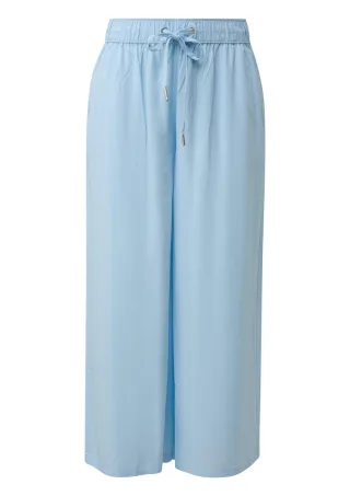 Q/S designed by - Culotte im weiten Schnitt mit elastischem Bund blau - Gr. - 44