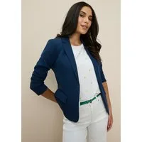 Tamaris Kurzblazer mit figurbetonter Passform in Trendfarben - mit passender Hose