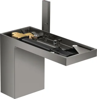 Hansgrohe Waschtischmischer 110 Axor MyEdition ohne Platte, polished black chrome, 47032330 47032330