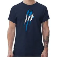 Shirtracer T-Shirt Schottland - Krallenspuren 2026 Fussball WM Fanartikel