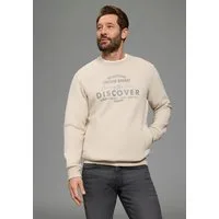 Man's World Sweatshirt mit Eingrifftaschen, Rundhalsausschnitt, Langarm-Design