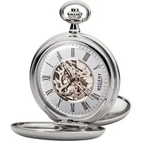 Regent Taschenuhr P700, (Set, 2-tlg., mit Kette), Herrenuhr, Handaufzug, Acrylglas
