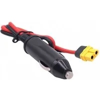 Bolwins G50 XT60 Buchse auf Stecker Auto Zigarettenanzünder Ladekabel Adapter Autoladekabel, Zigarettenanzünder-Stecker, XT60 Buchse (38 cm), Zigarettenanzünder auf XT60 Adapter mit Sicherung