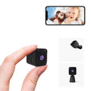 Aobocam Q18 Mini-Kamera [15" 4K UHD 150° Weitwinkel] schwarz