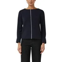 s.Oliver BLACK LABEL Sweatshirt U-Boot Ausschnitt