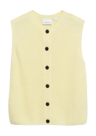 comma - Strickjacke gelb - Gr. - 42