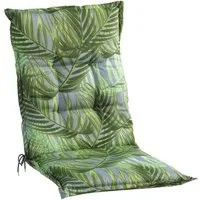 GO-DE Polsterauflage LAKEVIEW, 50 x 110 cm, Grün, für Mittellehnstühle, (1 St), Gartenstuhlauflage für Mittellehner