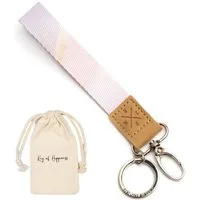 Things of Happiness Schlüsselanhänger Schlüsselband kurz mit Schlüsselring und Karabiner, kurzes Lanyard, Geschenk
