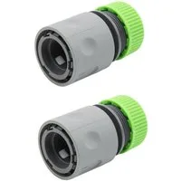 BENSON Schlauchkupplung Schlauchverbinder Schlauchkupplung 2 tlg. 1/2", (2-tlg), Schnellkupplung, Schlauchanschluss