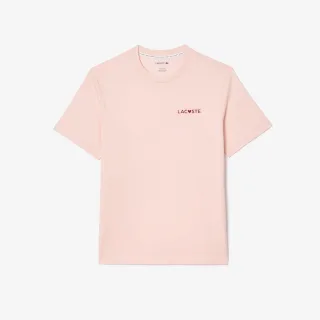Lacoste - "Valentines" T-Shirt für Herren, Für die Freizeit (Pink)