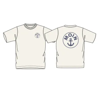 BASEFIELD - Ki.-T-Shirt mn cream white - Gr. - 176