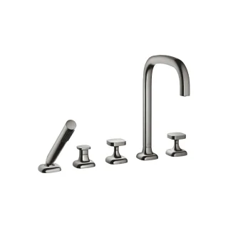 Dornbracht Wannen-Fünflochbatterie für Wannenrandmontage COYA 27522404 Dark Chrome,27522404-19 27522404-19