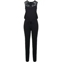 URBAN CLASSICS Jumpsuit Urban Classics Damen Ladies Lace Block Jumpsuit (1-tlg)