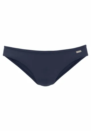 LASCANA - Venice Beach LM exkl. Sport Bikinihose normal navy solid - Gr. - 46
