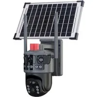 Technaxx IP-Überwachungskamera TECHNAXX Dual Kamera Outdoor TX-329, 4G, mit Solarmodul