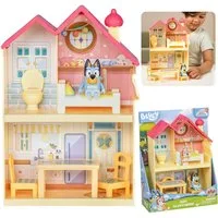 Bluey Spielfigur Bluey, Mini Familienhaus Set + Bluey Figur, Kinderfiguren 3+ BLU17614_