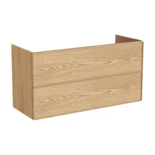 VitrA New Metropole Edge Waschtischunterschrank mit 2 Vollauszügen 118 x 46 x 60 cm (BxTxH),67357 67357