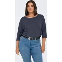 ONLY CARMAKOMA 3/4-Arm-Shirt CARLAMOUR 3/4 TOP JRS NOOS Materialmix, loose fit
