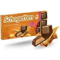 Schogetten Schokolade, Schogetten Crunchy Peanut Butter Edelvollmilchschokolade 100g