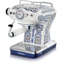 Ariete Espressomaschine 1389 Capri, für Kaffeepulver und Pads 850W blau weiß