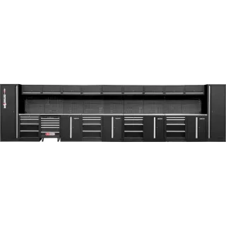 KS TOOLS Werkstatt-Schranksystem, gerade, 7320 x 500 mm, Variante 2 - 866.6315