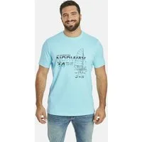 Jan Vanderstorm T-Shirt EILI mit Norwegen-Print