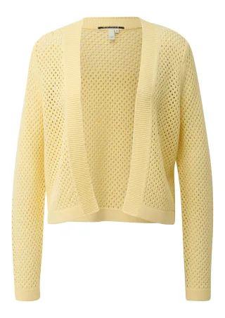 qs - Strickjacke gelb - Gr. - XS