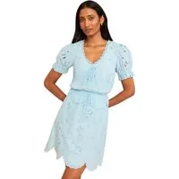 Love & Roses Minikleid Love & Roses Minikleid mit Bindedetail, Regular (1-tlg)