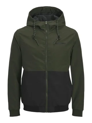 JACK&JONES - JJERUSH HOOD BOMBER NOOS - Gr. - L