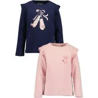Blue Seven Langarmshirt (Packung, 2-tlg) Baumwolle