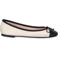 Pretty Ballerinas Pretty Ballerinas 52.070 COTON NEGRO, Ballerina, Creme/Schwarz, Damen Ballerina