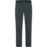 Bergson Outdoorhose REDWOOD Herren Wanderhose, vielseitig, pflegeleicht, Kurzgrößen, dunkel grau