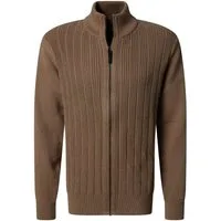 Pierre Cardin Strickjacke in gerippter Qualität