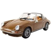 Minichamps Modellauto Porsche 911 Targa 1972 braun, Maßstab 1:43