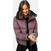 Navahoo Steppjacke Sternschnüppchen Gesteppte Damen Winterjacke in Metallic-Optik