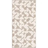 Cawö Handtuch Cawö Handtuch oder Duschtuch Studio Grafik 6251-33 leinen, 100% Baumwolle