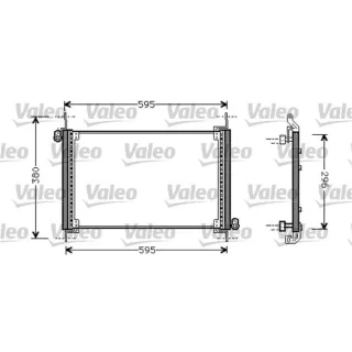 Valeo Klimakondensator Fiat Brava 182 Bravo 1 Marea 185