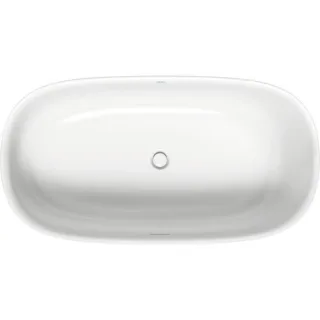Duravit Zencha Badewanne 700462000000000 160 x 85 x 45,5 cm, freistehend, mit zwei Rückenschräge, weiß