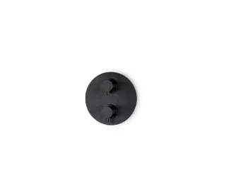 JEE-O Slimline Unterputz-Thermostat mit Umsteller, schwarz strukturiert, 800-2303 800-2303