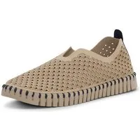 Ilse Jacobsen TULIP3977 Slipper Plateausohle, atmungsaktive Mikrofaser, hoher Tragekomfort