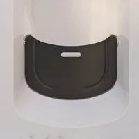 Schulte Badewannensitz für Badewanne Q1 mit Tür, belastbar bis 160 kg, geeignet für Badewannengrößen 170 cm