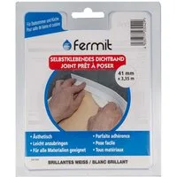 Fermit Wannenabdichtband Abdichtband Wanne Dusche Spüle, hochelastisch Länge 3,35 m
